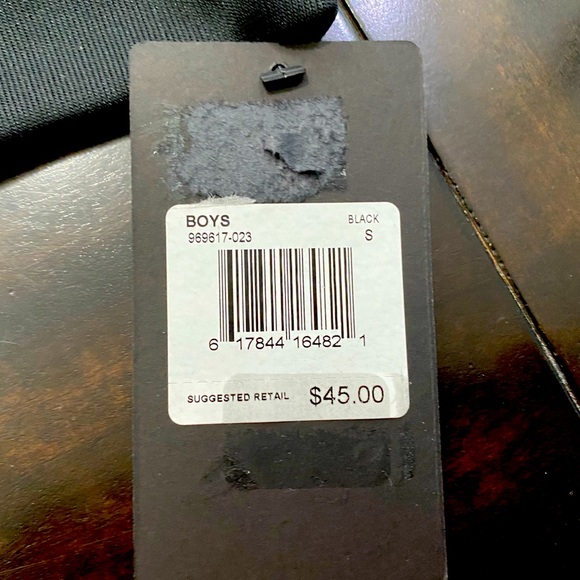 BOYS BLACK LOGO ZIP-UP TRACK JACKET SIZE - Picture 7 of 10